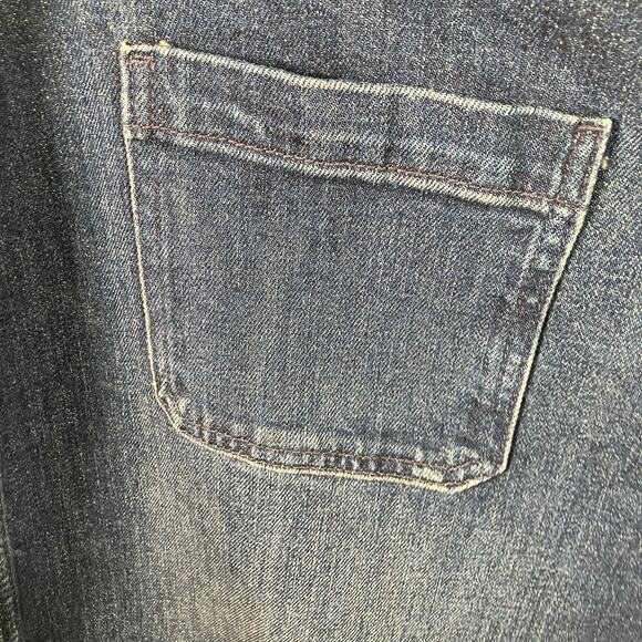 Old Navy Extra High-Rise Wide Leg Jeans‎ 18P Blue Denim Front Patch Pockets New - Picture 8 of 16